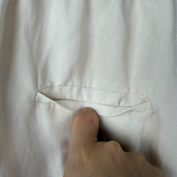 Cami Nyc Womens Harley Linen Silk Ceramic Cargo Pants - Picture 10 of 16